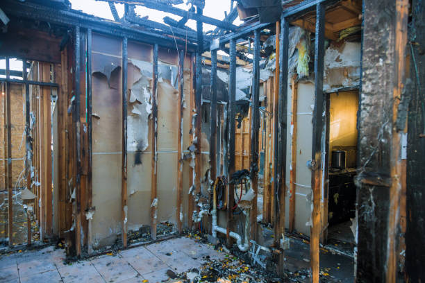 Professional Fire Damage Removal technician working in Slater-Marietta, SC